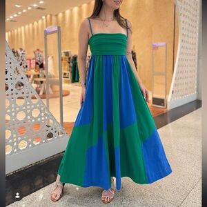 FARM Rio Cropped Patch Dress Size XS